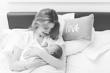 At home newborn photo shoot